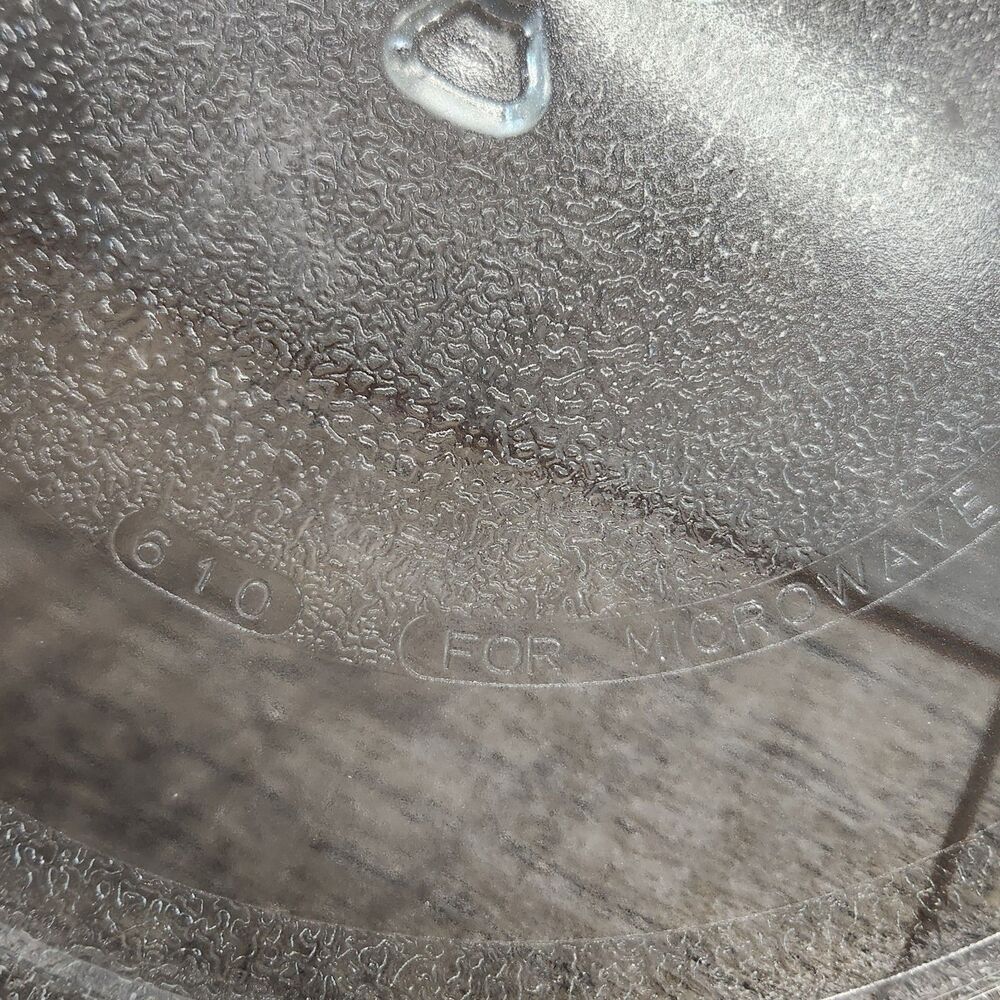 610 Microwave Oven Replacement 10” Turntable Plate With Ring - Picture 4 of 5
